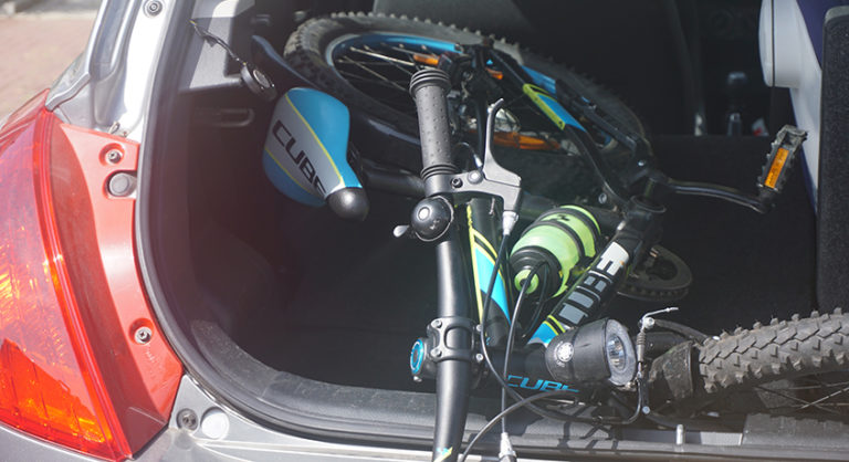 Does a Mountain Bike Fit in a Car? Cheap Solutions & Tips - Mountain Bike In A Car 768x418